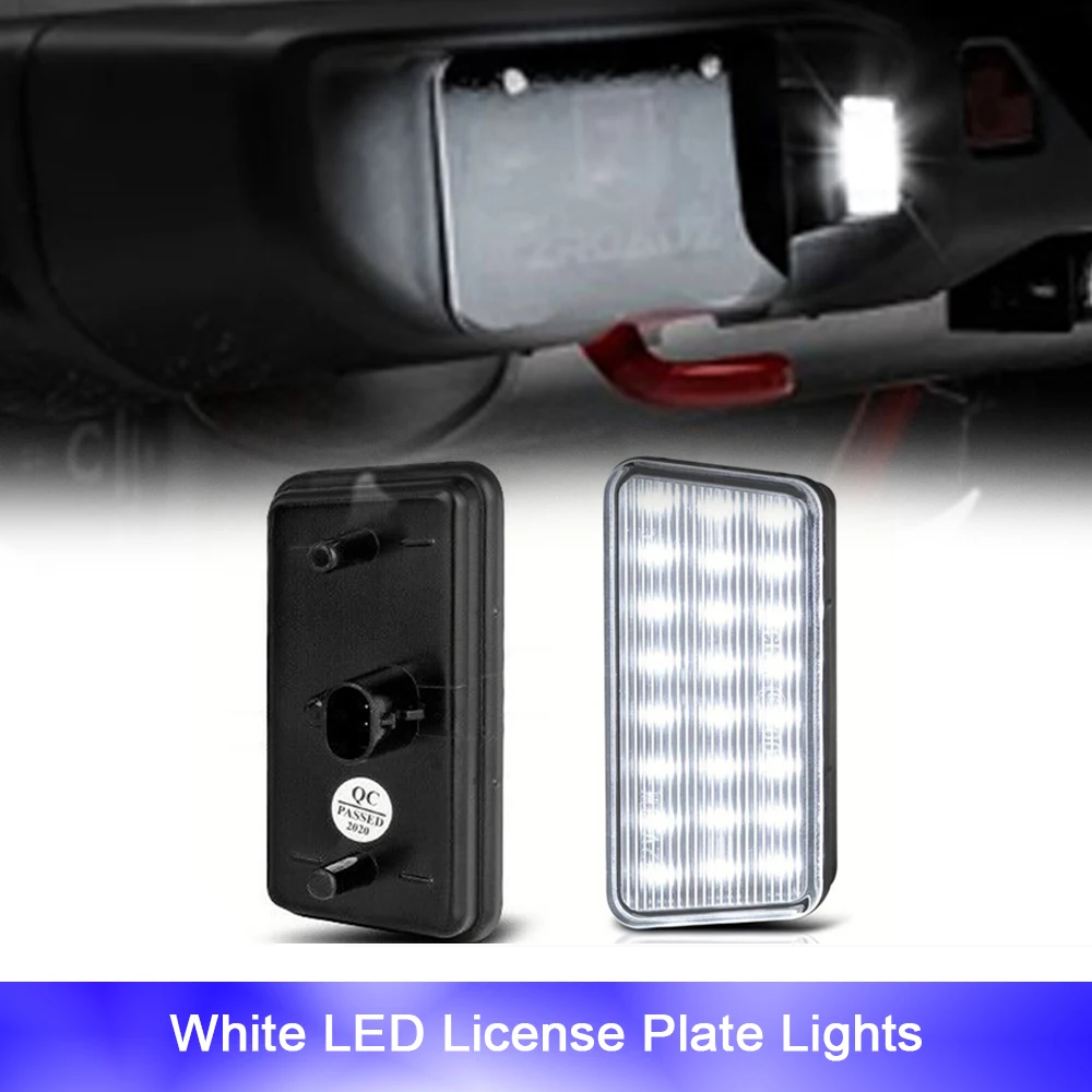 1 шт. светодиодный фонарь заднего бампера номерного знака без ошибок для Jeep Wrangler JL