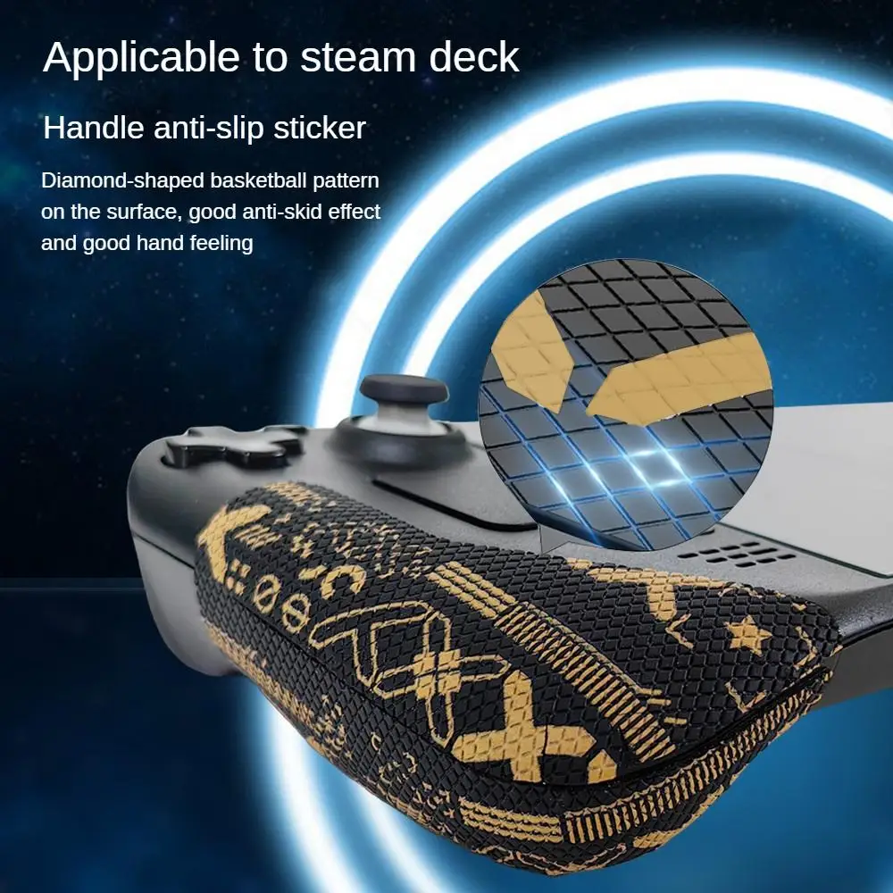 

Game Machine Host Touchpad Stickers Game Console Sweatproof Protection Stickers Removable Rubber Stickers for Steam Deck
