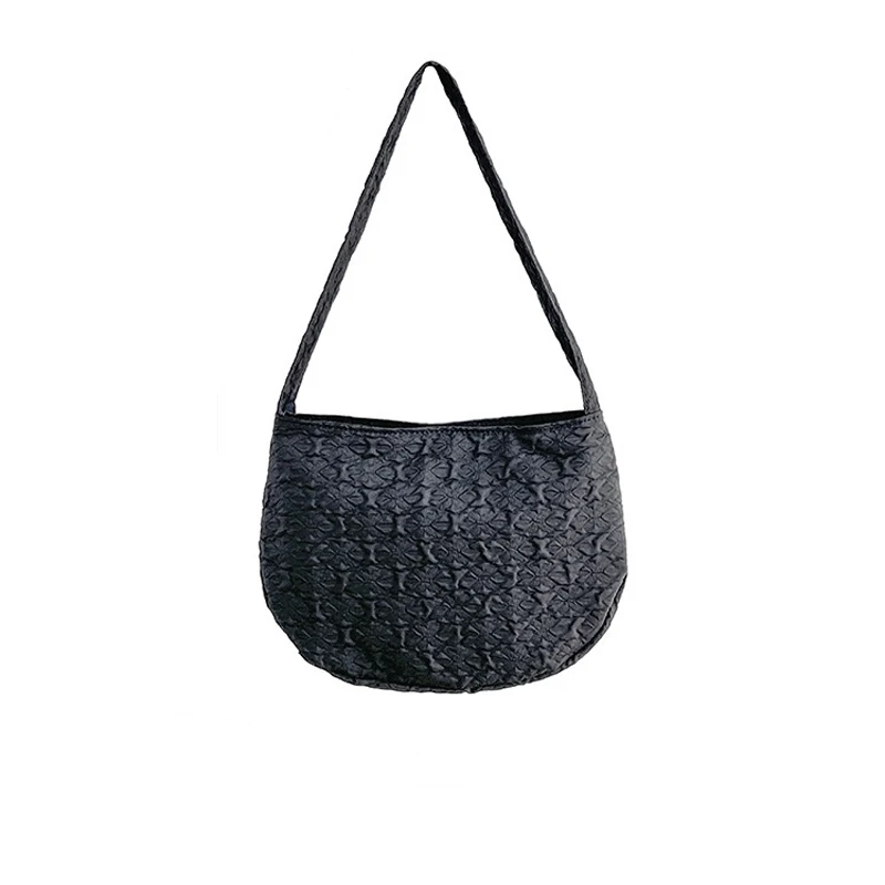 

Hot Ins 2022 New Plicated Women‘s Bag Japan Brand Small Hobos Handbags Ladies Shoulder Bag Polyester Women Oxter Bag Whole Sale