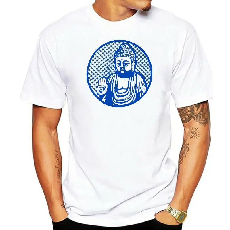 

Buddha screen print t-shirt men t shirt
