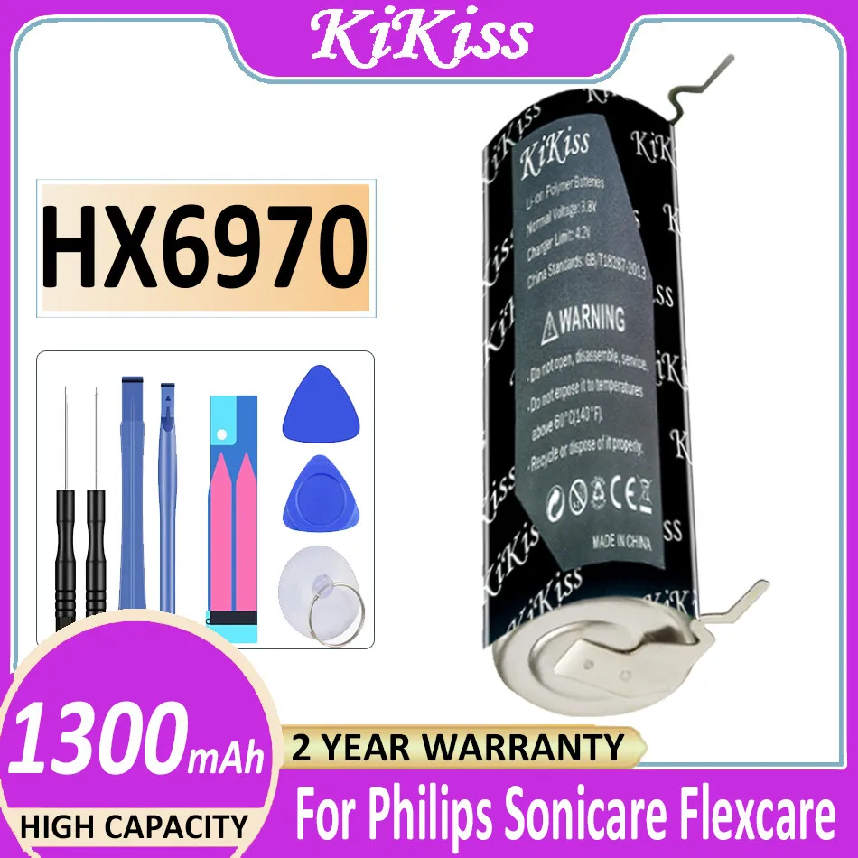 

KiKiss 1300mAh For Philips Sonic HX6970 HX6530 HX6511 HX6320 HX6330 HX6720 HX6710 HX6760 HX9350 HX9360 HX65 HX67 For Sonicare