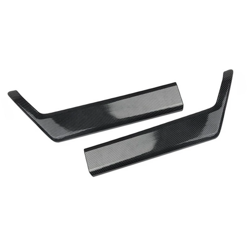 

1 Pair Front Door Handle Decorative Door Handle Cover Trimdecal ABS Carbon Fiber For Ford F150 F-150 2021 2022
