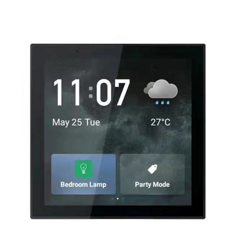 

Smart Home Control In-Wall Central Control Switch Panel with Zigbee Hub Gateway 4 inch Touch Screen smart switch