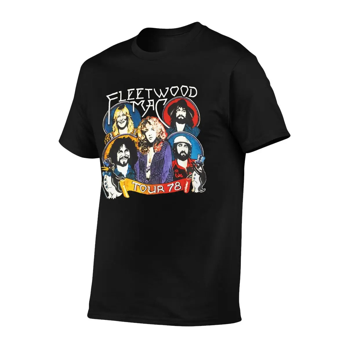 Футболка Fleetwood Mac 1978 Для турнира и концерта Мягкая Повседневная Классическая