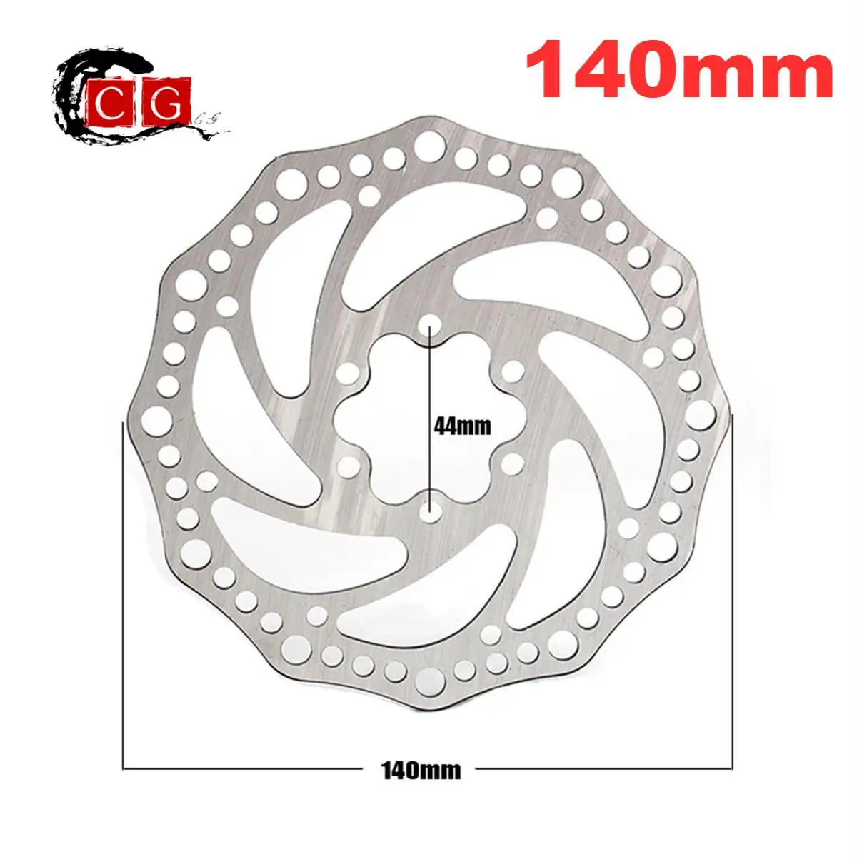 

NEW 140MM 6-Bolt Stainless Steel Rotor Brake Disc For Mountain Road Cruiser Bike MTB Bicycle Parts