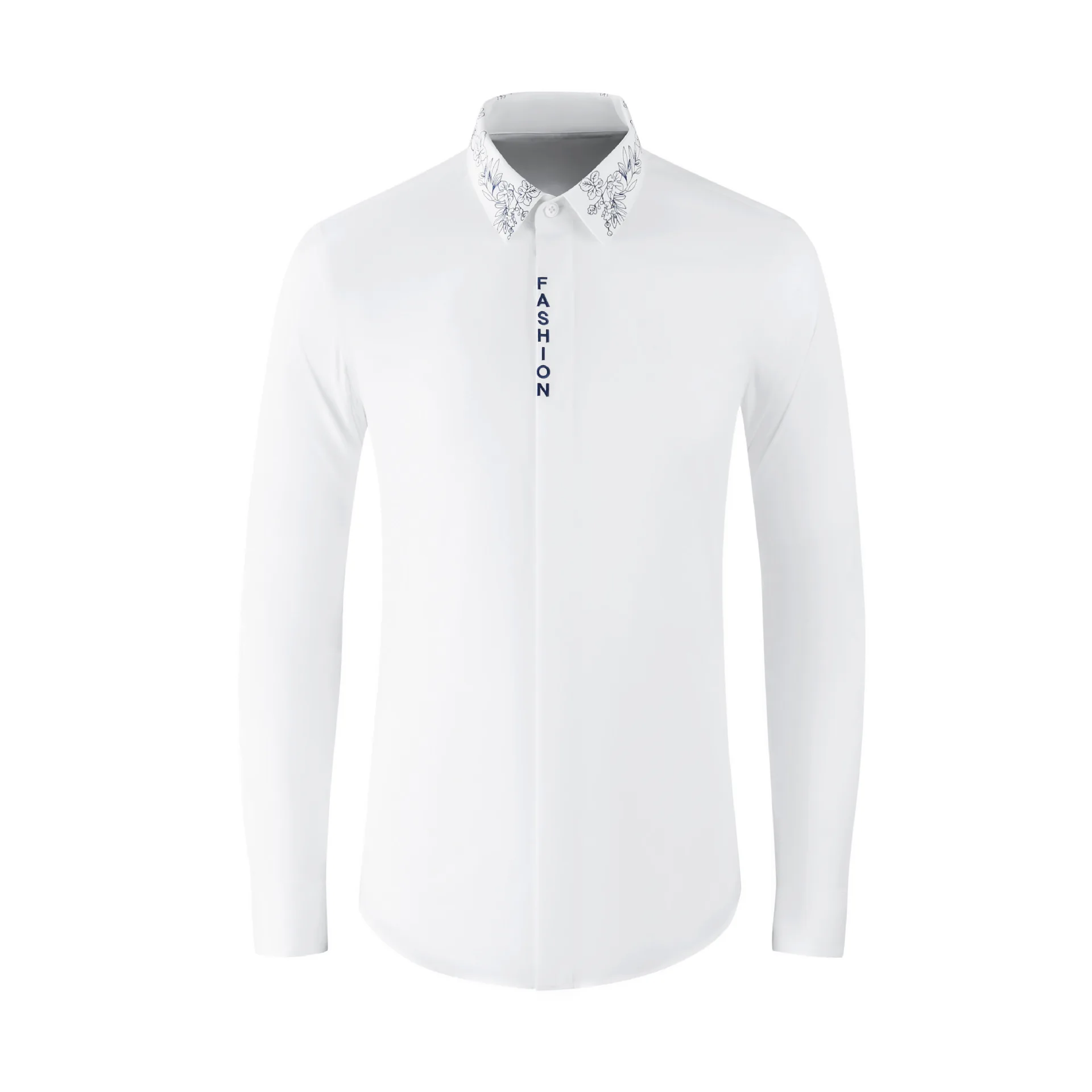 

Высококачественные роскошные ювелирные изделия рубашки с вышивкой в китайском стиле повседневные приталенные мужские рубашки