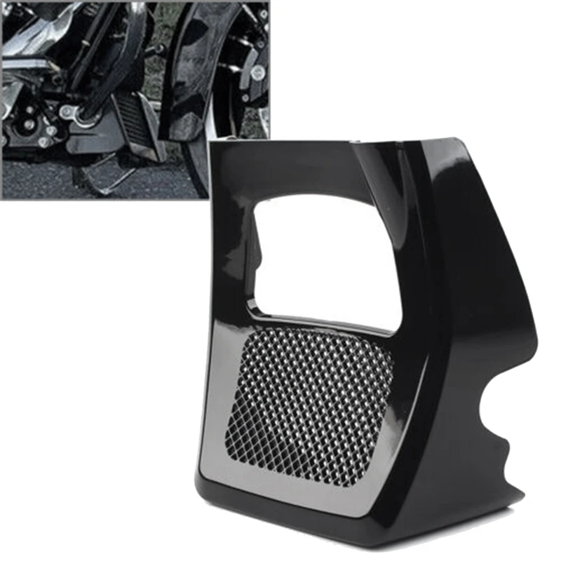 

Новый спойлер для подбородка мотоцикла, крышка радиатора для Electra Road King Street Glide 2017-2023, украшение для переднего обтекателя