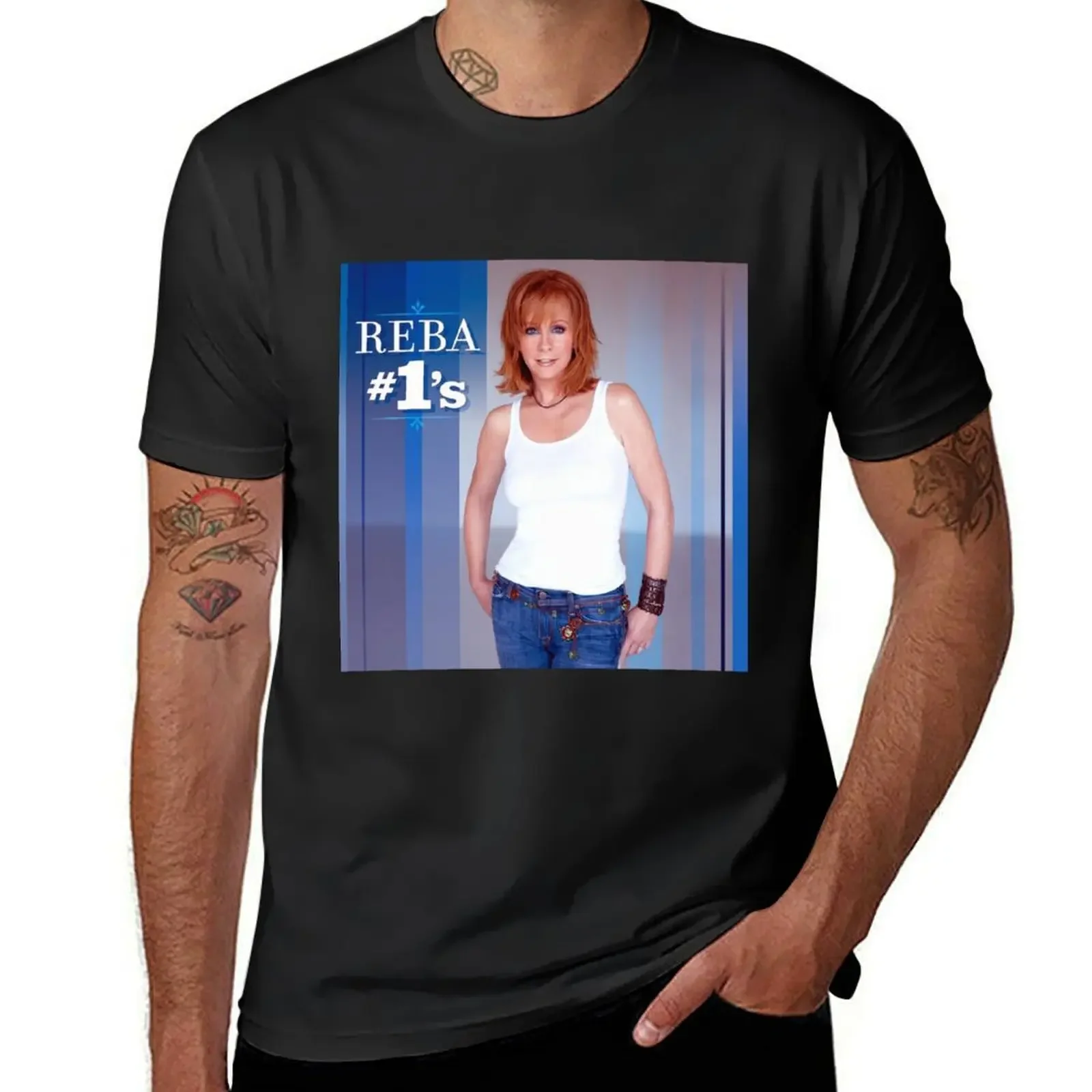 #1s Reba mcвся футболка большого размера с принтом животных для мальчиков футболки
