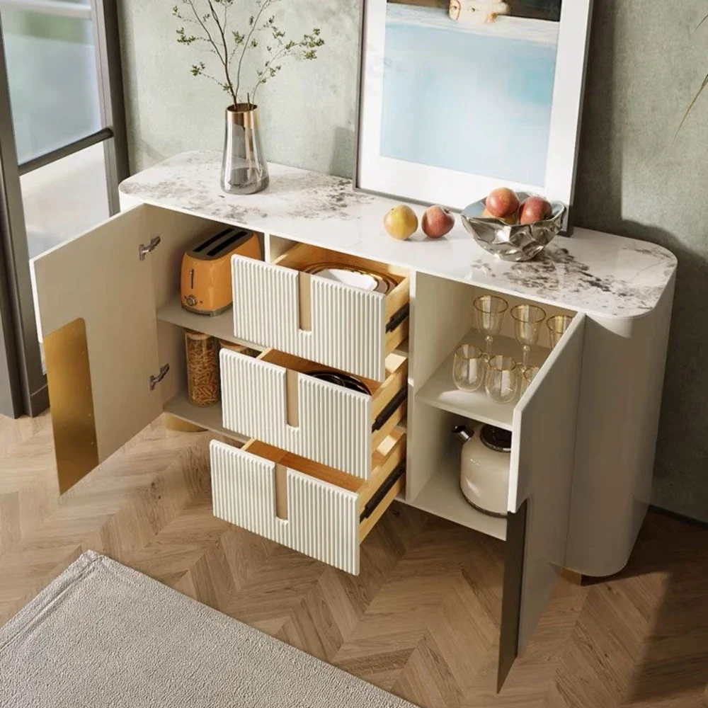 Шкаф для гостиной Роскошный многофункциональный шкаф хранения буфет мебель дома