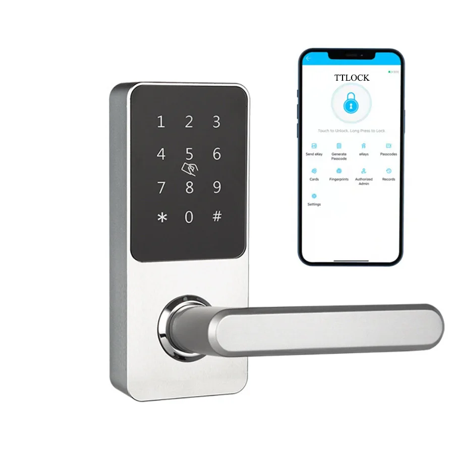 

Smart TT Lock APP Electronic Touch Screen Keypad Combination Password Door Lock