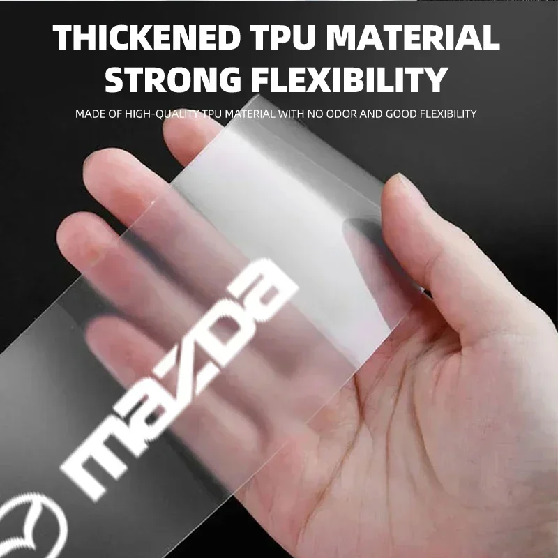 4 шт. защитные наклейки на пороги автомобиля для Mazda skyфитнес CX3 CX5 CX8 3 Axela 6 Atenza