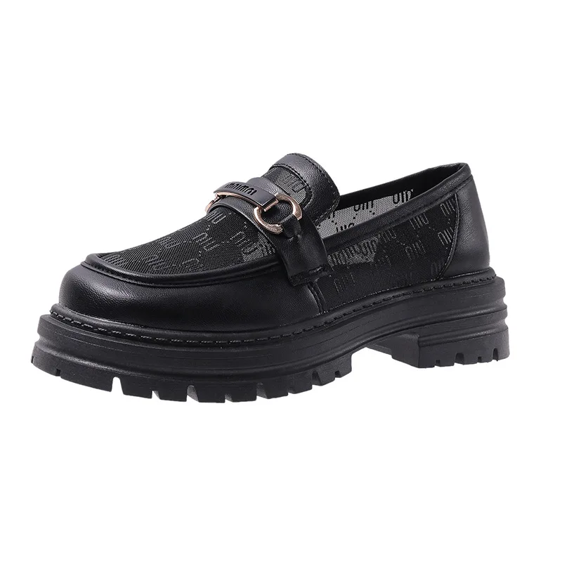 Platforms Summer Luxury Women's Loafers Designer Pumps Women's Shoes 2023 Trend Breathable Black Heels Women Sneakers