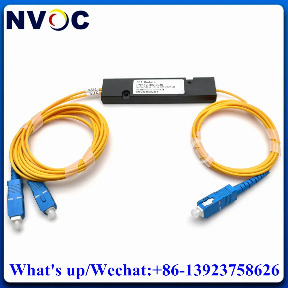 4 шт. 30/70 1310/1550 двойное окно 1*2 FTTH FBT SC/LC/FCUPC APC оптический сплиттер Коробка ABS 90*20*10 3 0