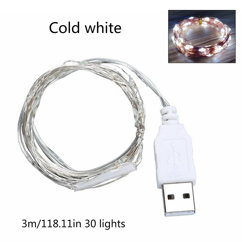 Водонепроницаемая светодиодная гирлянда B85F с питанием от USB |