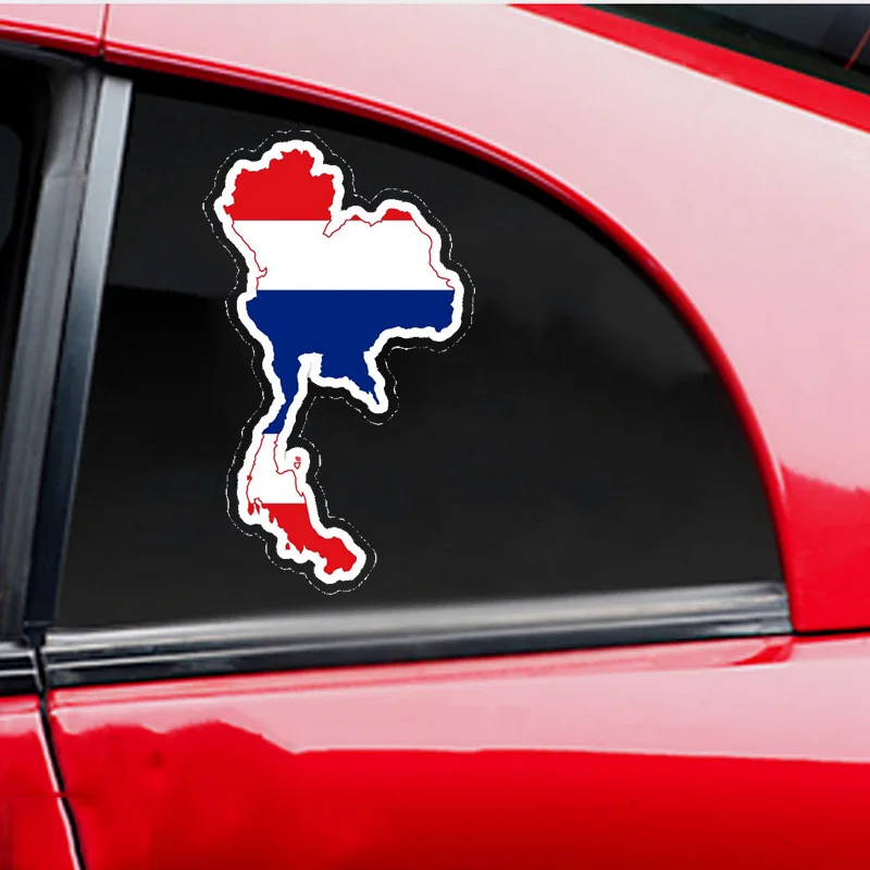 Карта Таиланда флаг мотоциклетный шлем автомобильная наклейка патриотизм винил