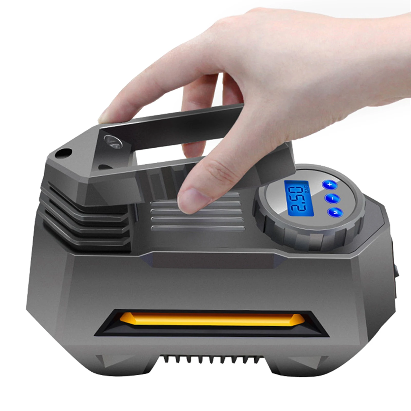 

Компрессор Воздушный Автомобильный, 12 В, 120PSI светодиодный со светодиодной лампой, 22 цилиндра