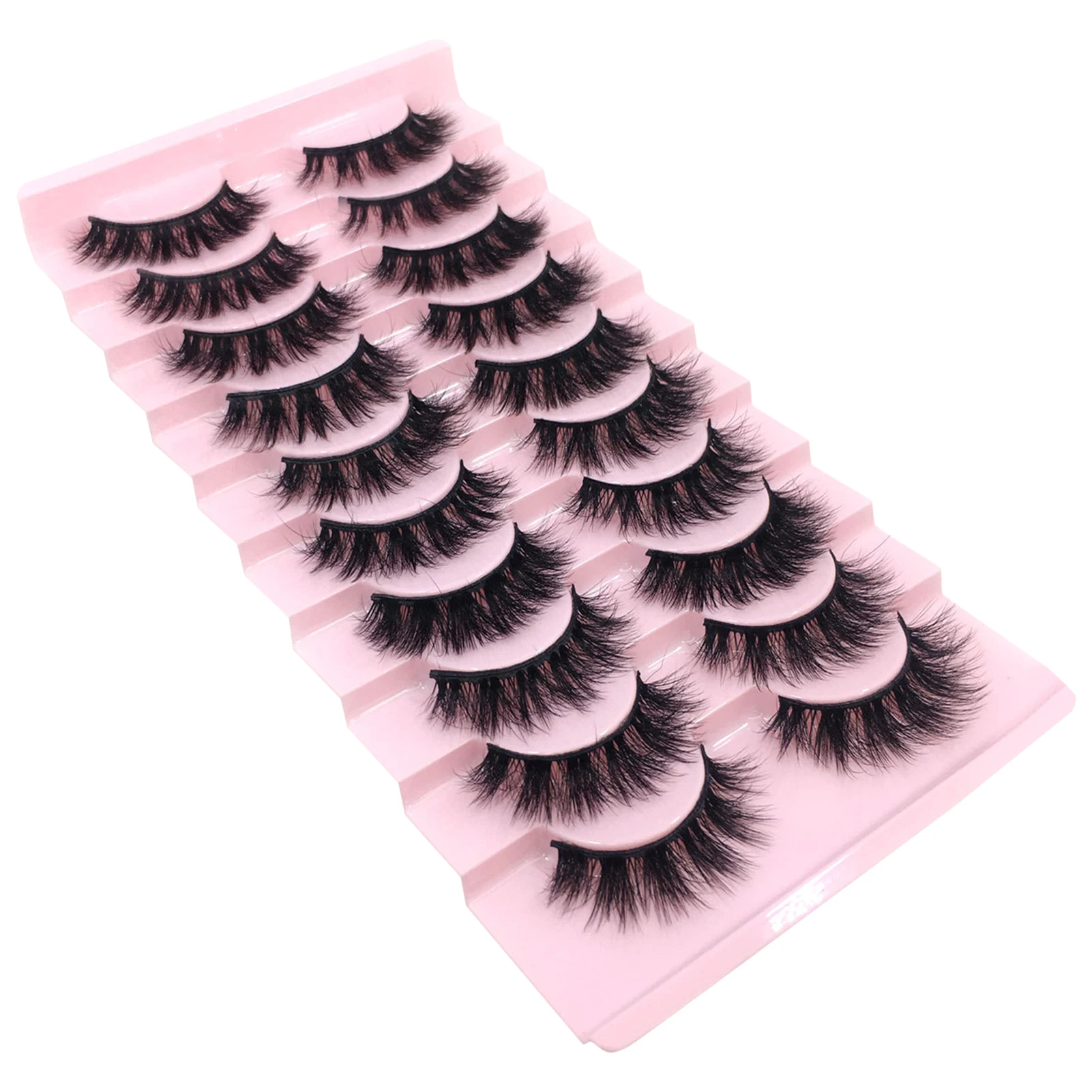 

Пушистые накладные ресницы, накладные ресницы с естественным видом, 10 пар натуральных ресниц, накладные ресницы для макияжа глаз