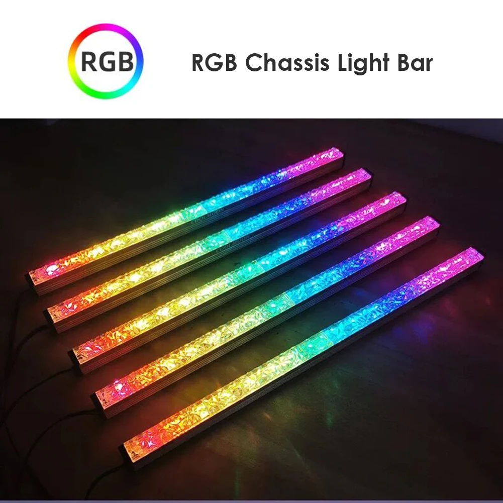 

Aluminum alloy RGB PC Case LED Strip Magnetic Computer Light Bar 5V/3PIN Small 4Pin ARGB Motherboard Light-Strip