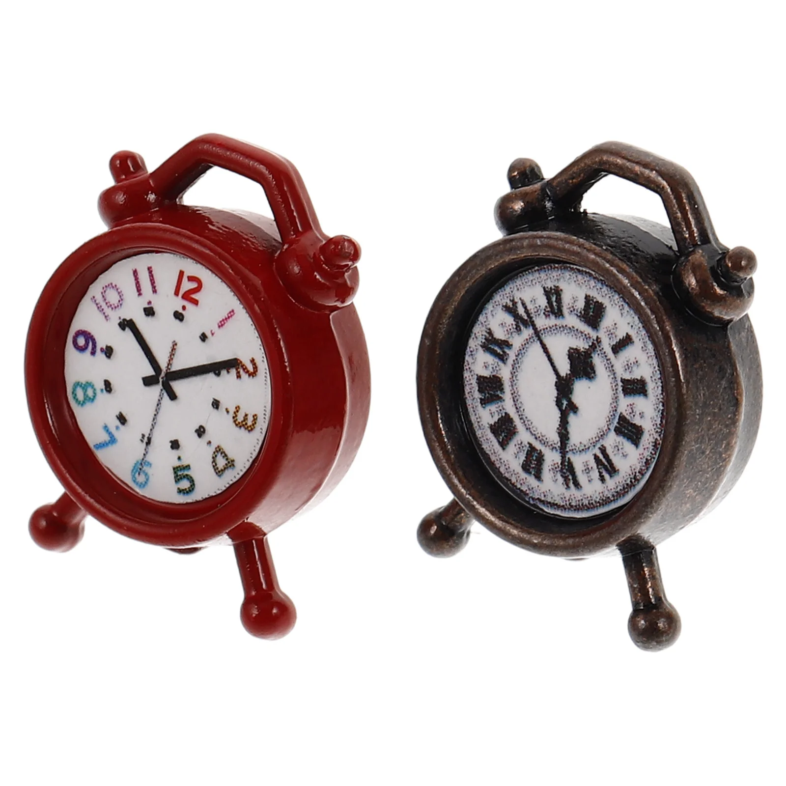 Мини-будильник в стиле ретро игрушки-тоуты миниатюрные игрушки для кукольного