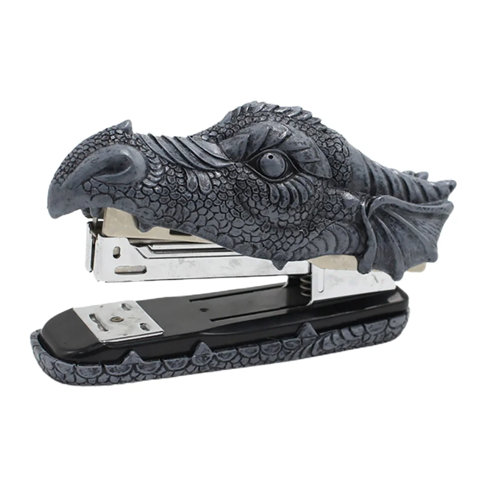 

Stapler Office Supply Power Tool Stapling Machine Hand Tools Resin Craft Dragon Modeling Decor School Stationery