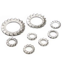 m2 5 m3 m4 m5 m6 m8 m10 m12 m14 m16 m18 m20 304 stainless steel external toothed serrated lock washer gasket gb862 2 din6798a