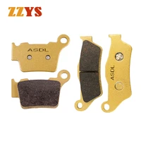motorcycle front rear brake pads disc for ktm exc125 upside down forks 2004 2008 exc 125 2009 2017 exc 125 six days 2011 2017 16