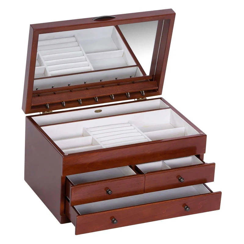 

Mele Designs Fairhaven Wooden Jewelry Box for women- 13.5L x 8.75W in.