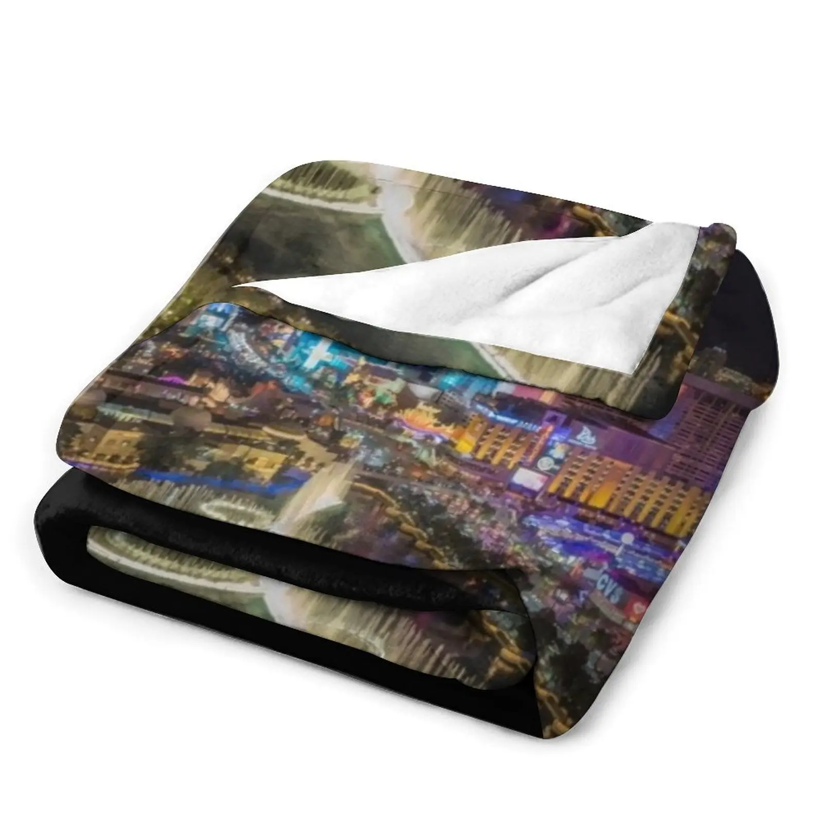 Лас-Вегас Невада - Iconic Skyline одеяло для путешествий на диван тонкие детские одеяла