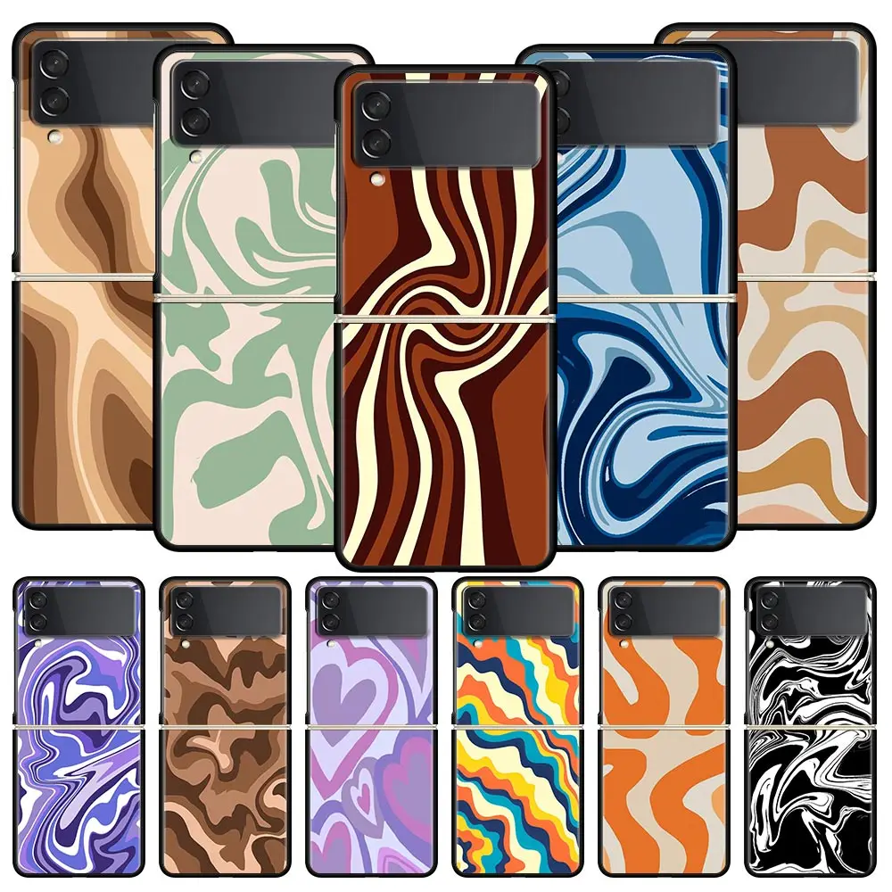 

Роскошный подарочный чехол для телефона Samsung Galaxy Z, откидной Чехол с 4 складками, черный Жесткий Чехол для Samsung Z, откидной Чехол с 3 звездами, а...