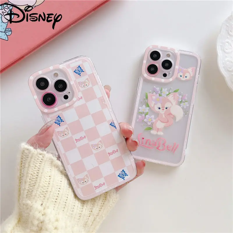 

Disney Lena Belle transparent Plaid Case for iphone 11 12 13 Pro max 11pro 11promax 12pro 12promax 13pro 13promaX XS MAX XR case