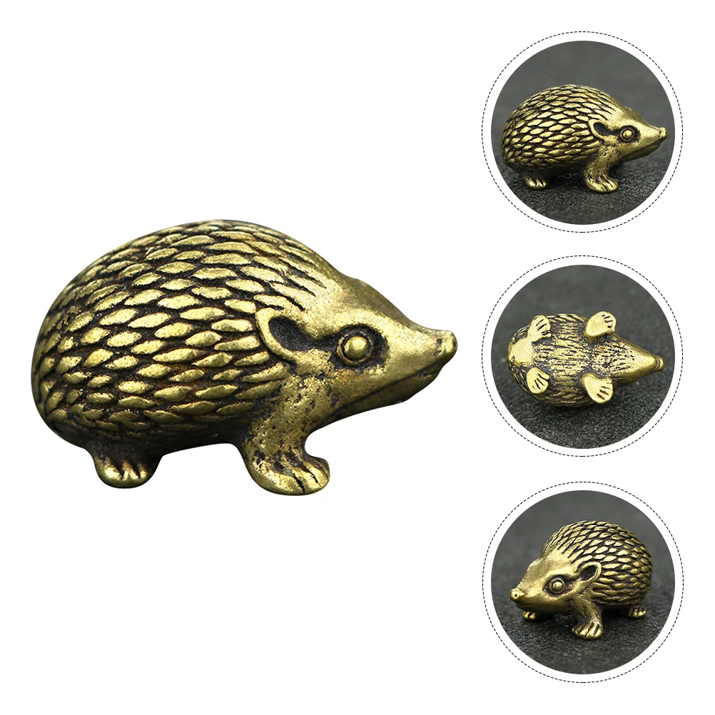 

Taiwan Animal Statue Craft Retro Adornment Desktop Creative Ornament Hedgehog Decor