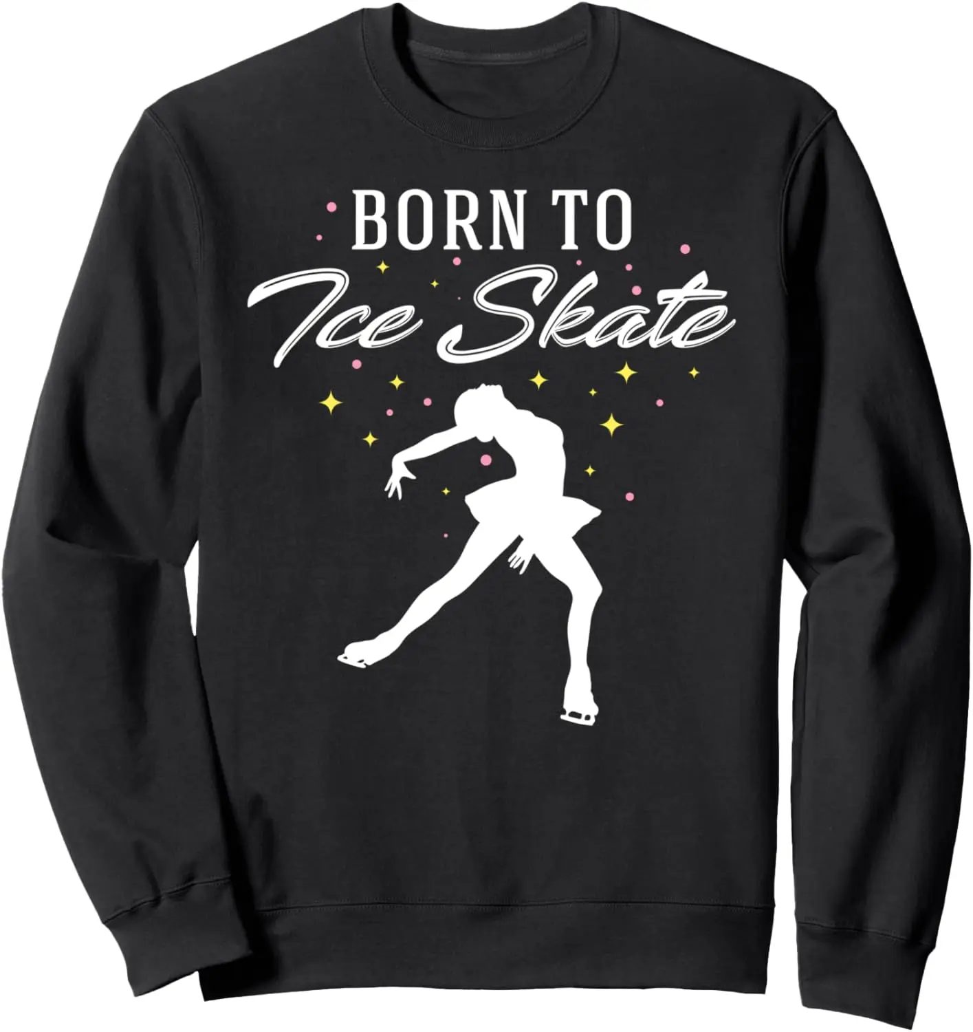 Толстовка для фигурного катания Born To Ice Skating Figure Skater