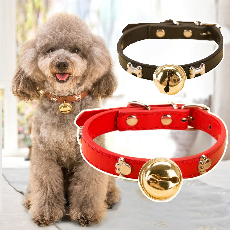 

Fashion Dogs Harness With Bell Adjustable Dogs Collar For Pet Accessories Pomeranian Spitz Collars Cute Puppy Supplies