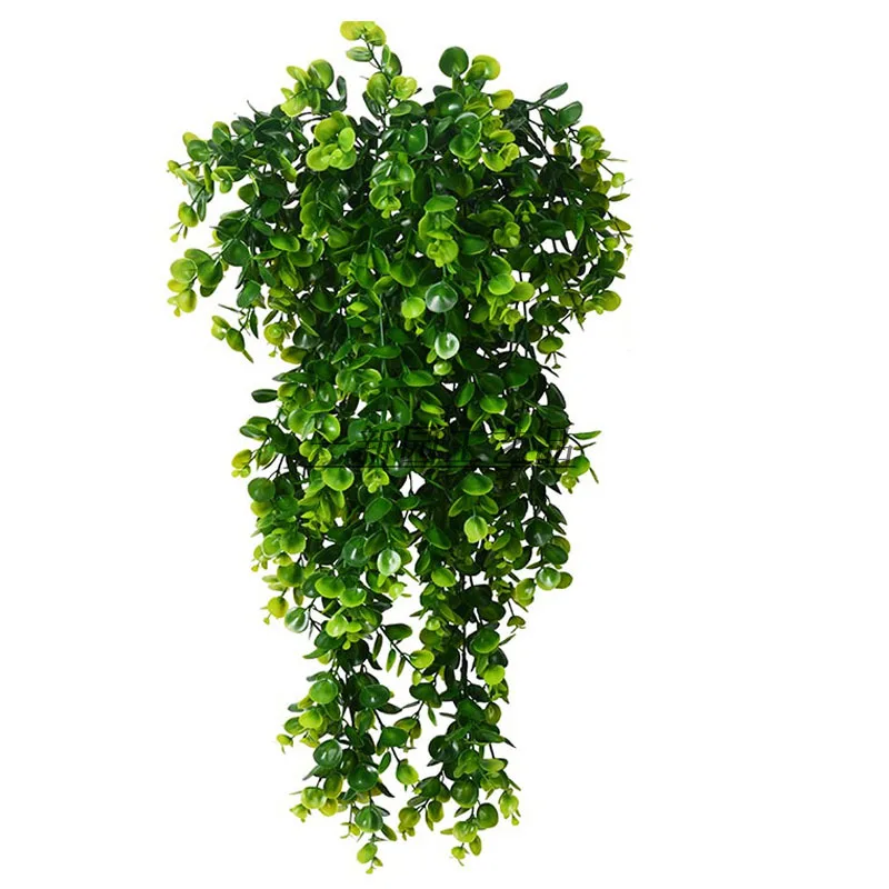 

Artificial Rattan Eucalyptus Wall Mounted Simulated Green Plant Fake Hanging Plant Vine Home Outdoor Decorative Flower