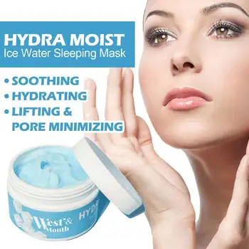 Beauty Hydra Moist 3.5Oz Hydrating Brightening Ice Water Sleeping Masque Skin Care With Vitamin E For Adults Teens Men And Women 5