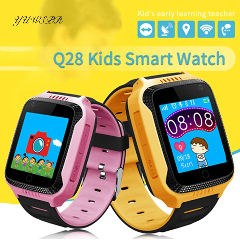 

Kids GPS Tracker Smart Watches Q529 Q528 Flashlight 1.44" Touch Screen SOS Call GPS LBS Location Sound Monitoring Tracking Baby