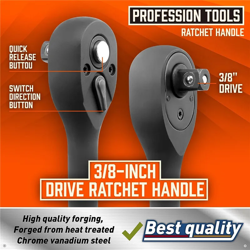 Набор ударных втулок трансмиссии с адаптером и рукояткой храповым механизмом