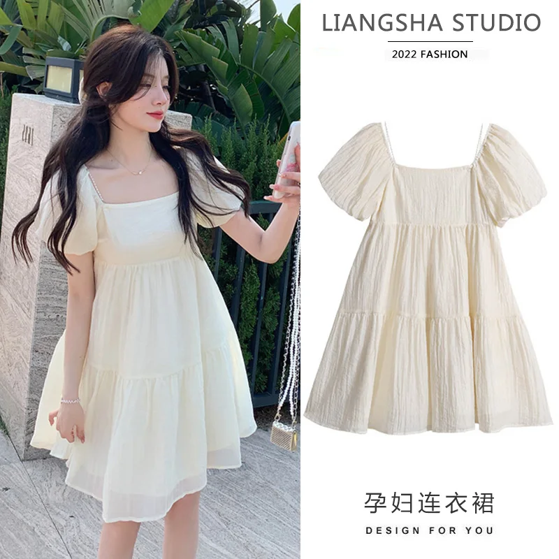 H85274 # Одежда для беременных женщин женское модное платье в Корейском стиле