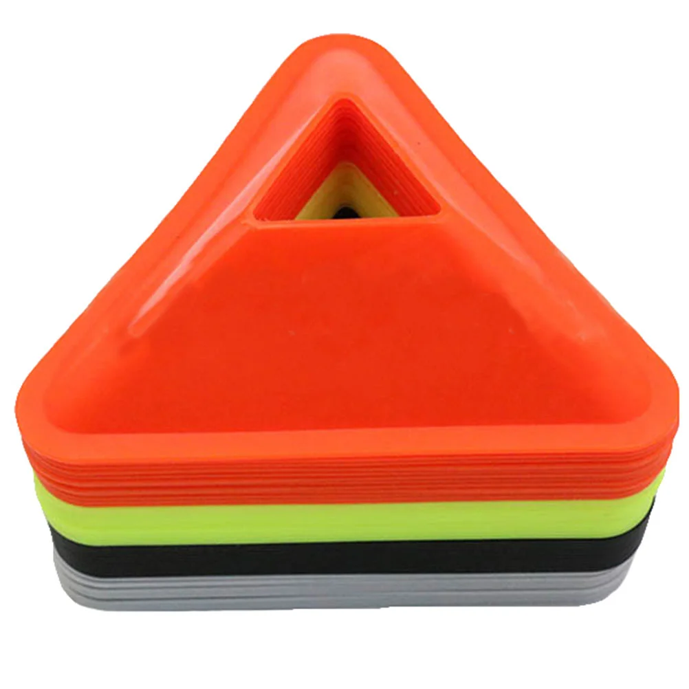 

Low Profile Field Markers Football Training Disc Exercise Equipment Triangle Disk