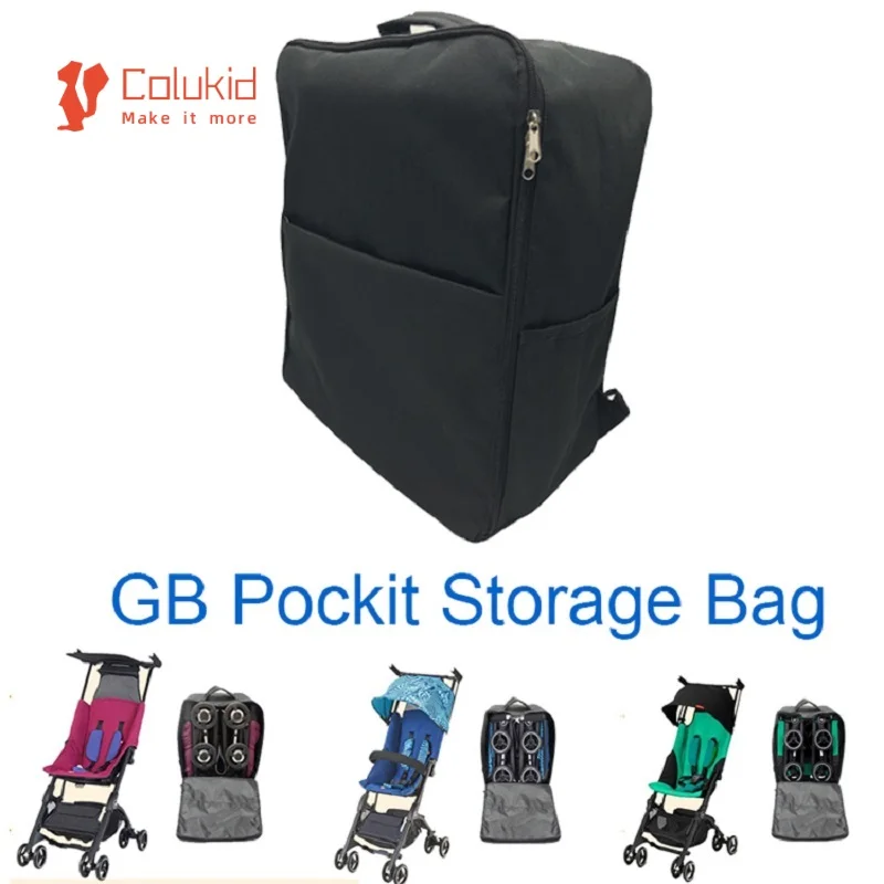 Bolsa de almacenamiento para accesorios de cochecito de bebé, mochila de viaje para GB Pockit + Goodbaby Pockit Plus y para todas las ciudades