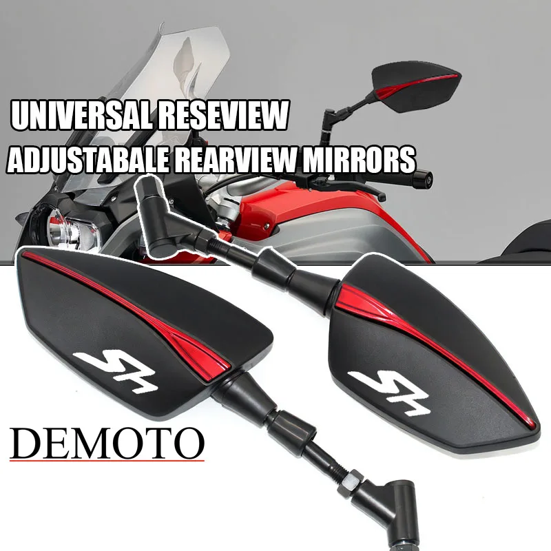 

For HONDA SH125 SH125i SH300 SH300i SH 125 150i SH 300 300i 10mm Motorcycle Adjustabale Rearview Rear View Mirrors Side Mirror