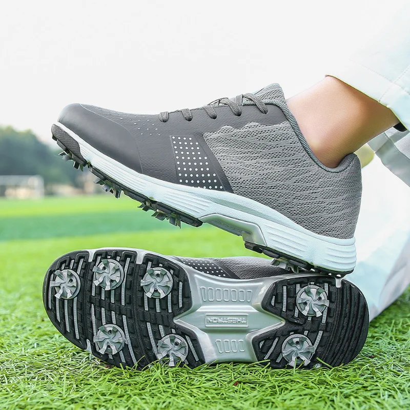 New Waterproof Golf Shoes Spikes Professional Golf Sneakers Big Size 7-14 High Quality Sport Sneakers Outdoor Mens Footwears