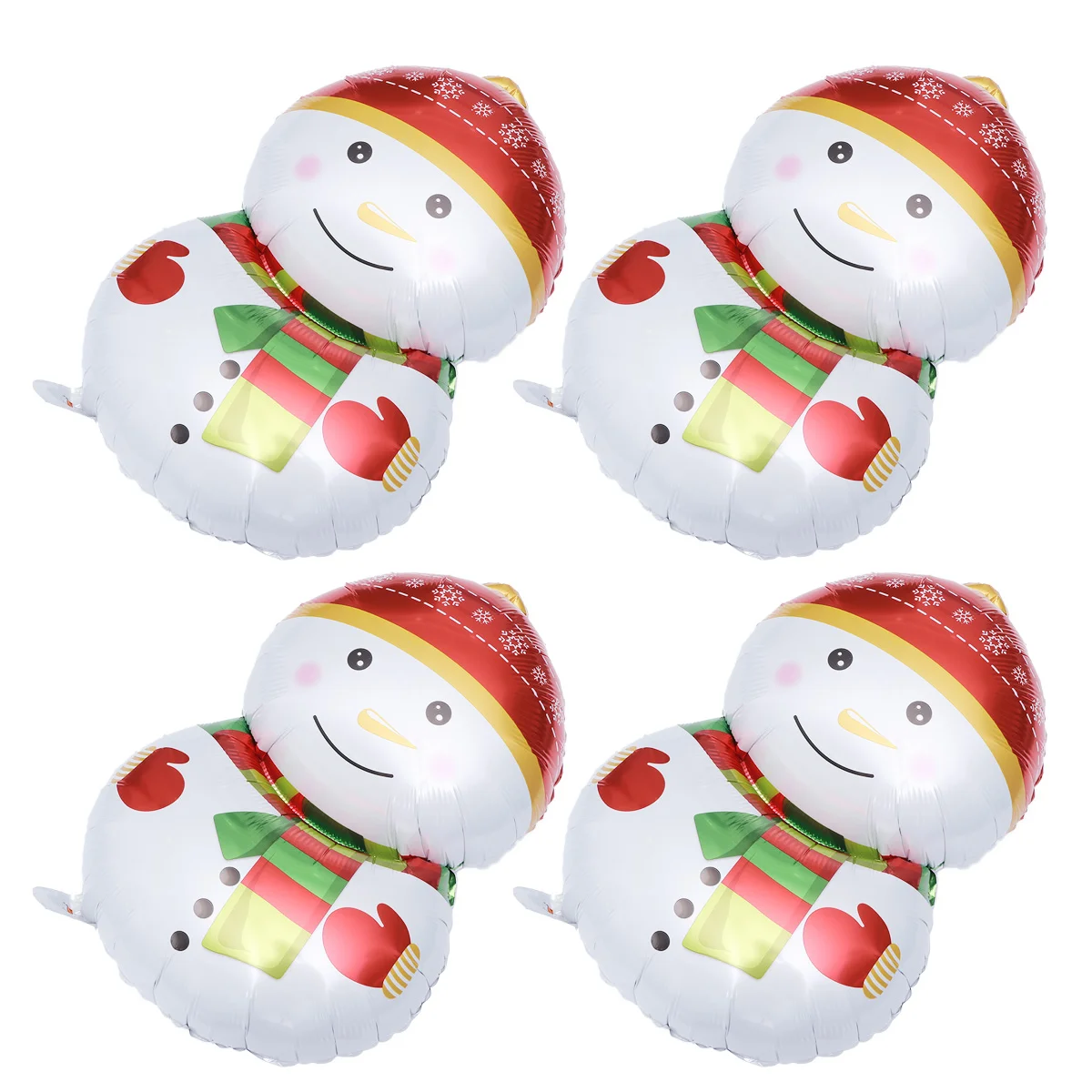 

4pcs Balloons Fashion Baloons Balloon Decoration Christmas Snowman Balloons