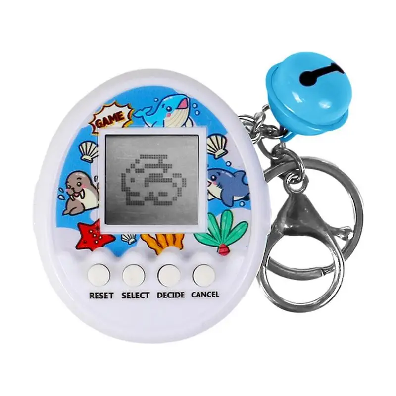 

Portable Mini Classic Games Child Pocket Game Consoles Electronic Pets Games Machine Brick Gaming Adults Kids Keychain Toys