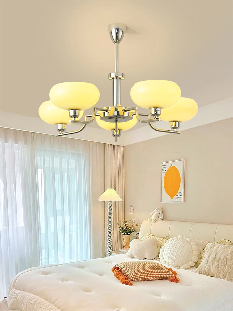 

Living Room Chandelier Full Spectrum Eye Protection Dining Room Bedroom Book Room Lights Vintage Chrome Color Designer
