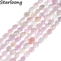 natural irregular purple spodumene kunzite carnelian gravel loose strand stone beads 810mm for diy jewelry making bracelets