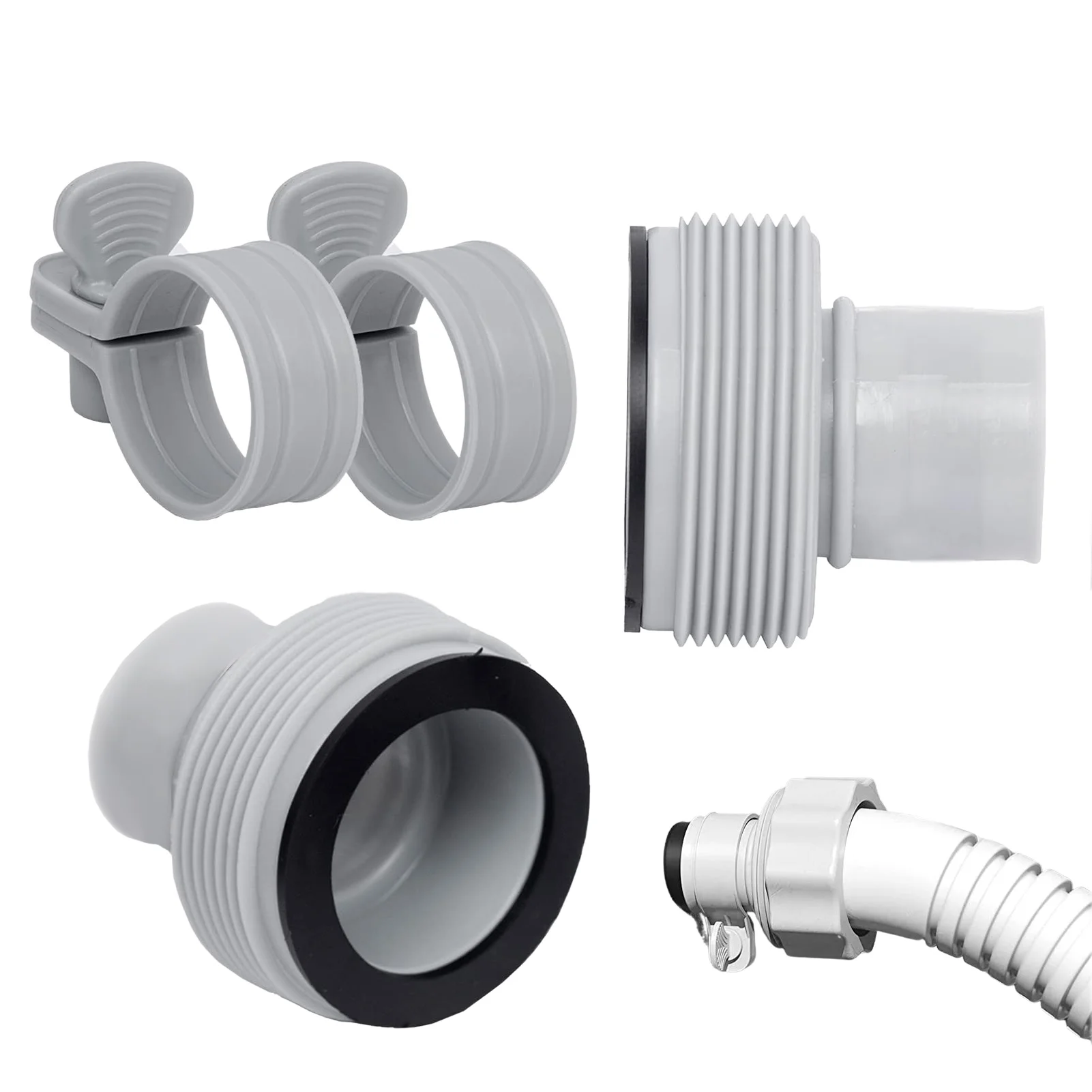 

Type B Hose Adapters Replacement Hose Adapter For Threaded Connection Pumps 1.25 To 1.5 Type B Hose Adapters For Pool Upgrade
