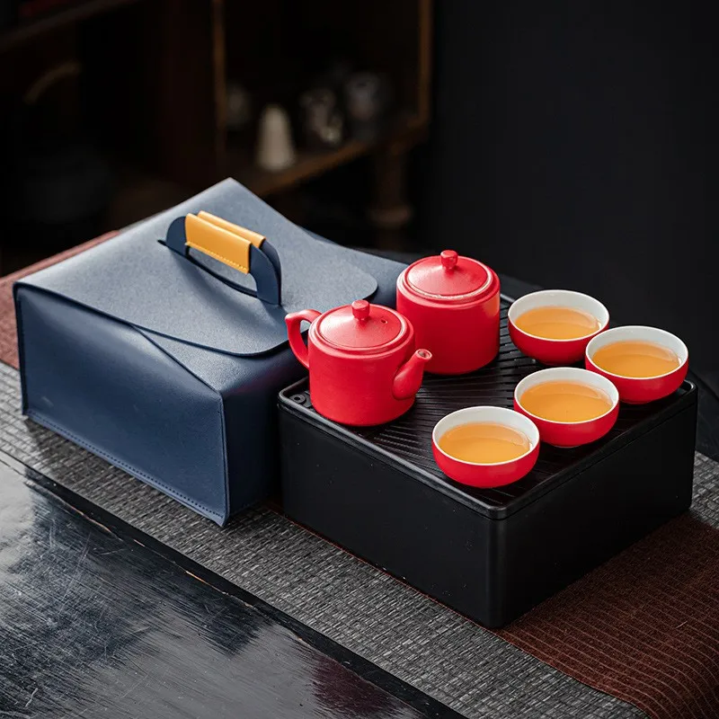 

Portable Travel Car Tea Set, Express Cup, Outdoor Tea Pot, Kungfu Tea Cup