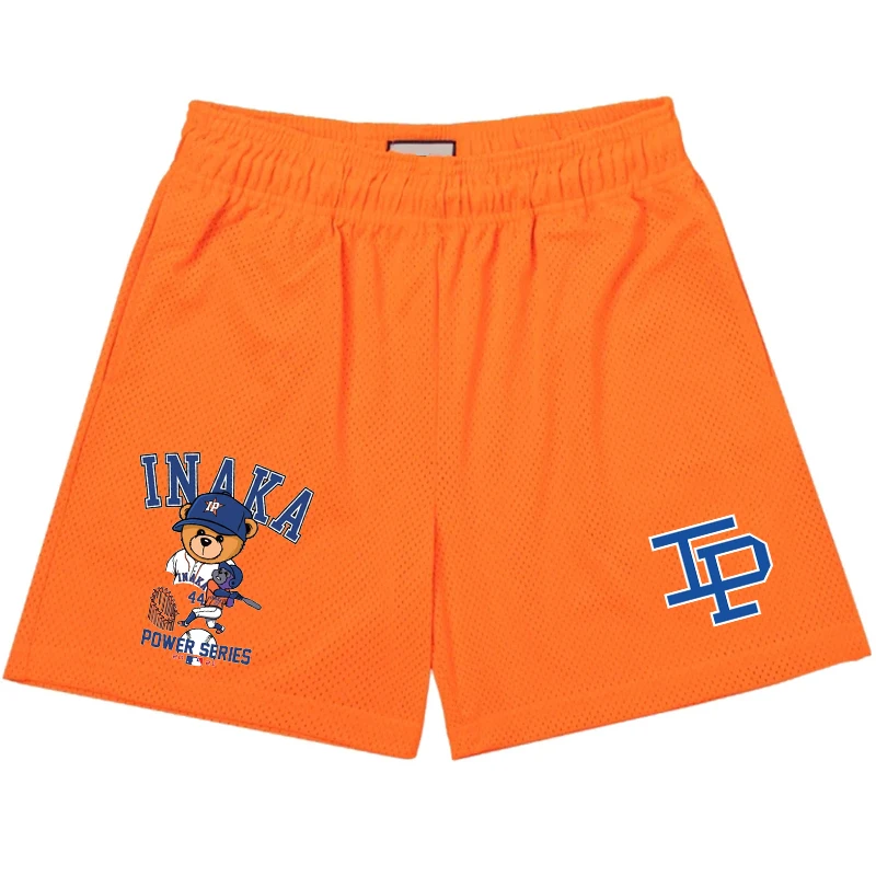 

2022 Summer New Men's Sports Shorts Inaka Gym Basketball Mesh Shorts Inaka Power Fits Fitness Casual Jogging Quick-Drying Shorts
