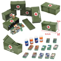 modern medical box city figures building block medicine energy bottle moc military ww2 army rescue box equipment child gift toys